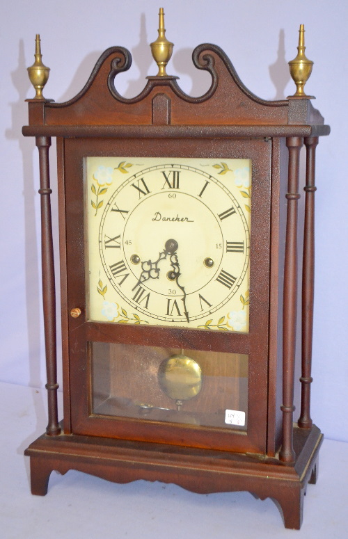 Daneker Chiming Shelf Clock, NOT ANTIQUE