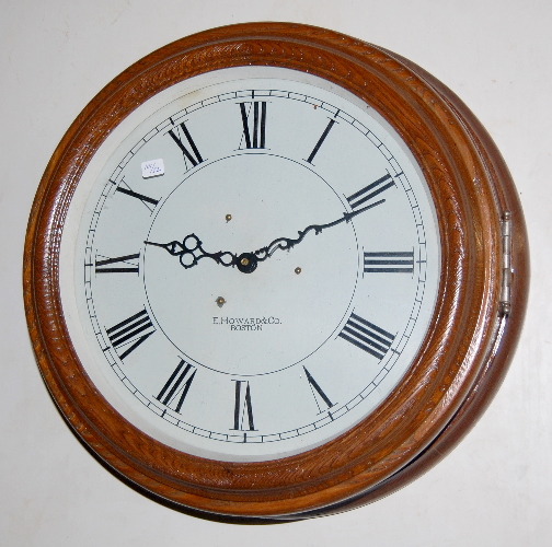 E. Howard & Co. Wall Clock with a Battery-Operated Movement