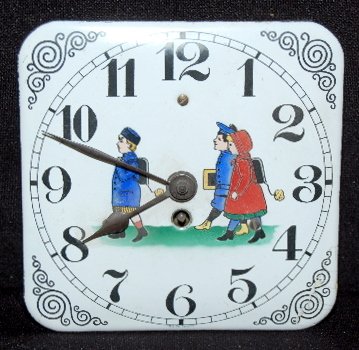 H. C. & Co. Germany Porcelain Wall Clock