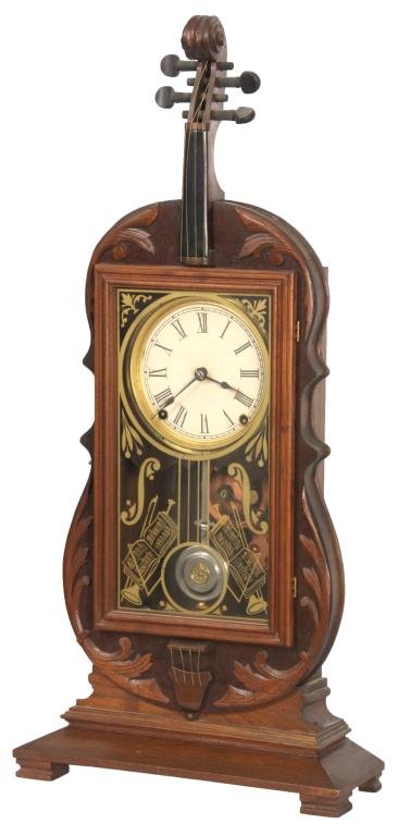 Seth Thomas Repro Violin 5881 Mantle Clock