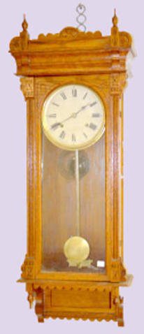 Oak Russell & Jones Wall Clock