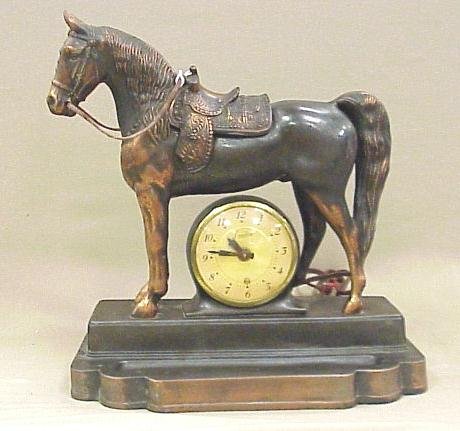 Landshire Synchronous Time Electric Horse Clock