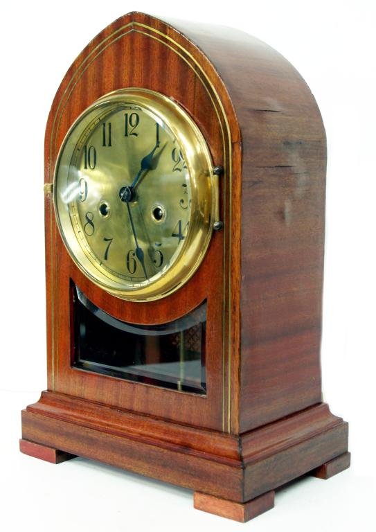 ANTIQUE GERMAN GUSTAV BECKER BEEHIVE CLOCK