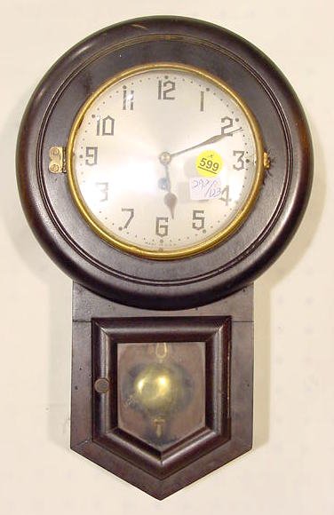 Miniature Short Drop Regulator Wall Clock