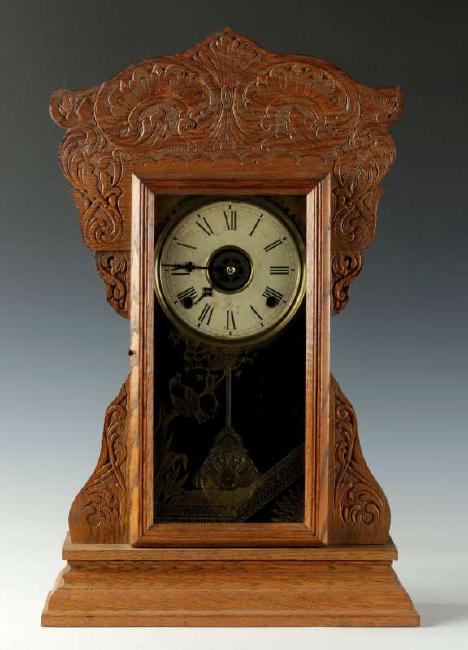 A WILLIAM GILBERT ‘CAPITAL NO. 45’ KITCHEN CLOCK