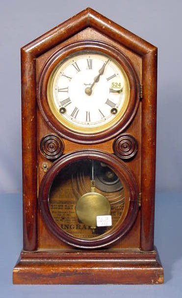 Ingraham Doric Mantle Clock