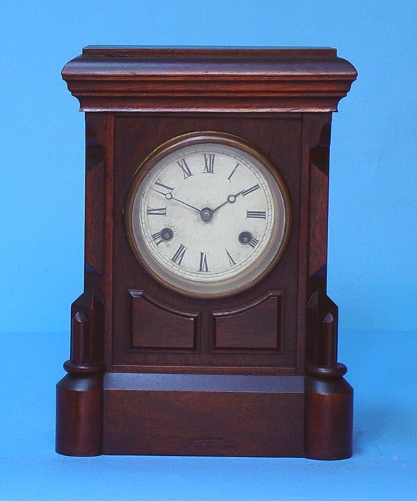 Small Walnut G.B. Owens Shelf Clock