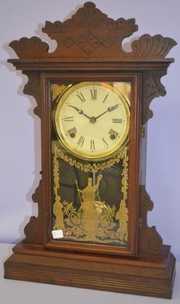 Antique Welch Walnut “Linda” Kitchen Clock