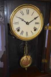 Antique Welch Walnut “Linda” Kitchen Clock