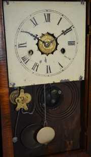 Antique New Haven 1 Day OG 1/2 Size Shelf Clock