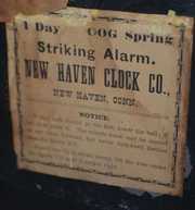 Antique New Haven 1 Day OG 1/2 Size Shelf Clock