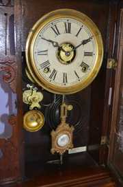 Antique Welch Walnut “Donita” Kitchen Clock