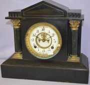 Antique Ansonia Iron “Bristol Extra” Mantel Clock