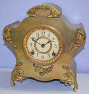 Antique Metal Case Ansonia “Lisle” Mantel Clock