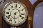 Antique New Haven Walnut “No. 518” Kitchen Clock