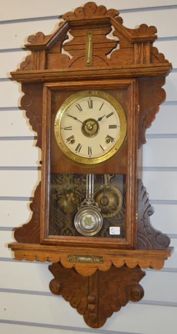 Antique Seth Thomas Hanging Kitchen Clock