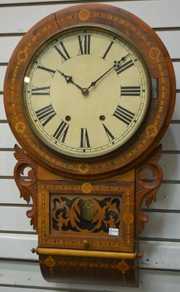 Antique Jerome & Co. Anglo-American Scroll  Clock