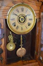 Antique Seth Thomas Oak “Metals No. 6”  Clock