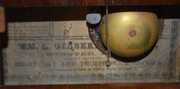 Antique Gilbert Round Top Shelf Clock