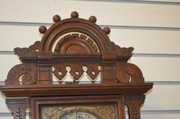 Antique Walnut “Eclipse” Hanging Kitchen Clock