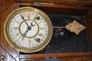 Antique Welch “No. 33” Calendar Kitchen Clock