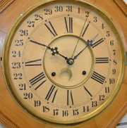 Antique Gilbert “Resolute” Calendar Wall Clock