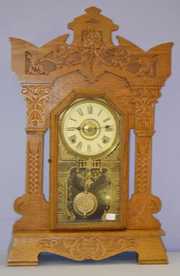 Antique Oak Seth Thomas  Kitchen Clock