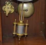 Antique Walnut Gilbert “Parole” Kitchen Clock