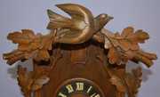 Antique G.H.S. Cuckoo Shelf Clock w/Bird Crest