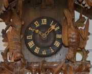 Large Deer Head 3 Weight 2 Door Cuckoo Clock