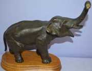 Vintage Junghans Swinging Elephant Clock