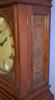 Antique Seth Thomas Walnut Hotel Clock