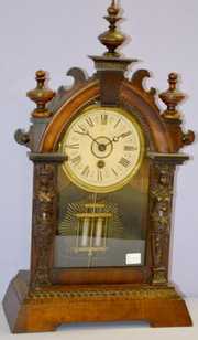 Antique Junghans Egyptian Style Shelf Clock