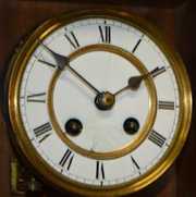 Ornate 1/2 Size German Open Well Wall Clock