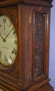 Antique Seth Thomas Oak Hotel Clock