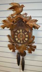 Triple Bird 2 Weight Hanging Cuckoo Clock