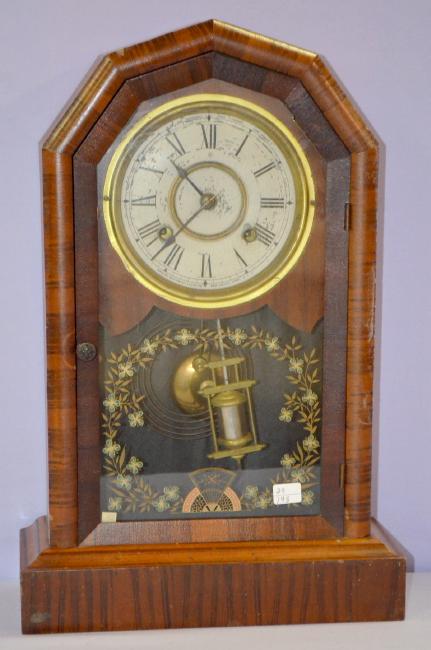 Antique Jerome/New Haven Octagon Shelf Clock