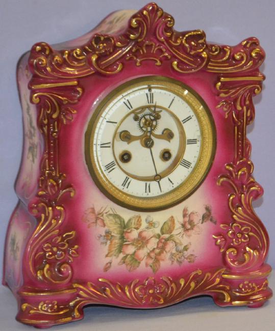 Antique Porcelain “No. 99” Mantel Clock