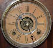 Antique Gilbert “Pandia” Walnut Kitchen Clock