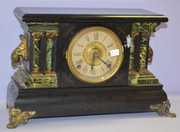 Antique Ingraham “Adrian” Enameled Mantel Clock