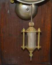 Antique Walnut New Haven “Drop Parlor” Clock