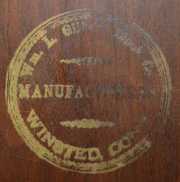 Antique Gilbert Masonic Lever 30 Hour Wall Clock
