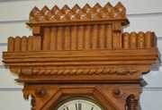 Antique Oak Ansonia “Queen Anne” Wall Clock