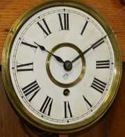 Antique Oak Ansonia “Queen Anne” Wall Clock