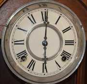 Antique Walnut Gilbert Parlor Clock