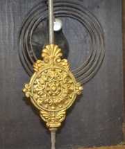 Antique Carved Hanging Kitchen Clock