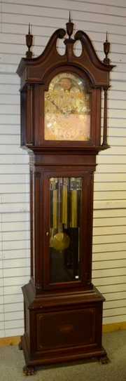 9 Tube Herschedes Tall Case Clock