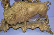 Signed New Haven Buffalo Figural Novelty Clock