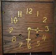 Antique Mission Oak New Haven Shelf Clock