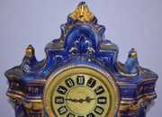 Antique English Porcelain Shelf Clock